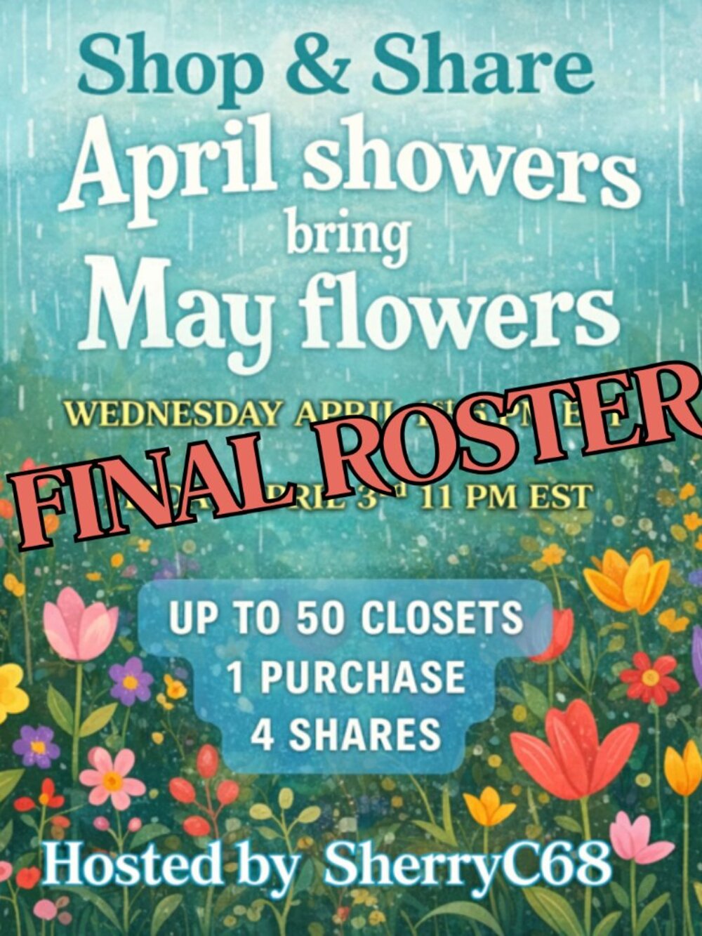 🌸All bonus shares completed🌸 Thank you again 🌸 Next S&S Coming Soon 🌸 - Picture 1 of 5